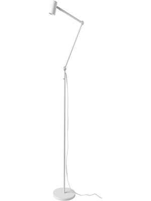 IKEA Beyaz Zarif Yer ve Okuma Lambası Lambader