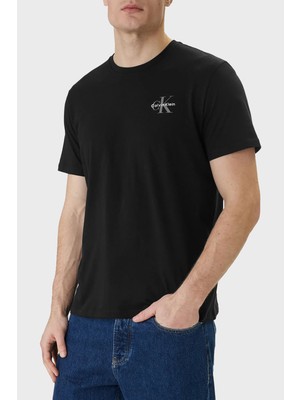 Calvin Klein % 100 Pamuk Regular Fit Bisiklet Yaka 2 Pack T Shirt LV04RF279G3GE Erkek T Shirt LV04RF279G 3ge