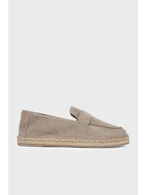 Calvin Klein Süet Logo Detaylı Espadril HM0HM02072PBO Erkek Espadril HM0HM02072 Pbo