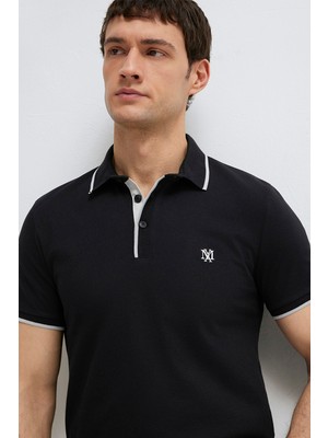 Mavi Erkek Mühür Logolu Polo T-Shirt M0613266 Siyah