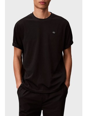 Calvin Klein % 100 Pamuklu Regular Fit Logolu Bisiklet Yaka T Shirt LVGMS6K112UB1 Erkek T Shirt LVGMS6K112 Ub1