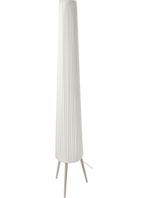 IKEA Kayın Ahşap Kayın Beyaz Elegant Yer Lambası 154 cm Lambader
