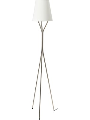 IKEA Nikelaj Kaplama Nikelaj Kaplama Dekoratif Yer Lambası 151 cm Lambader