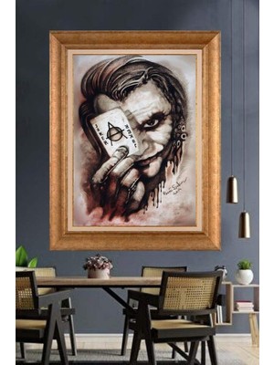 Giyense Altın Çerçeveli Dekoratif Paspartulu Tablo NYY291