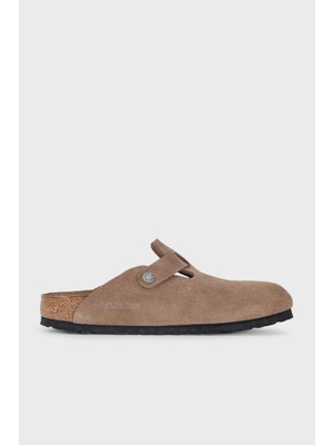 Birkenstock Boston Süet Deri Kemer Detaylı Kapalı Terlik Unisex Terlik 1030861