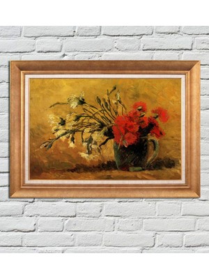 Giyense Altın Çerçeveli Dekoratif Paspartulu Tablo NYY745