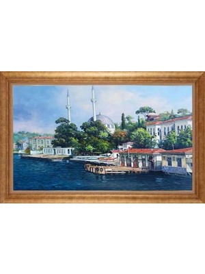 Giyense Altın Çerçeveli Dekoratif Paspartulu Tablo NYY1279