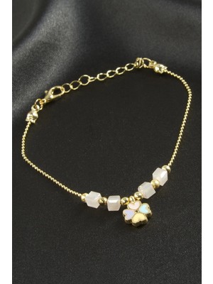 Karışık Küp Kristal Bileklik