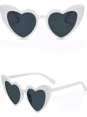 Epilons Beyaz Renk Şekilli Parti Gözlüğü