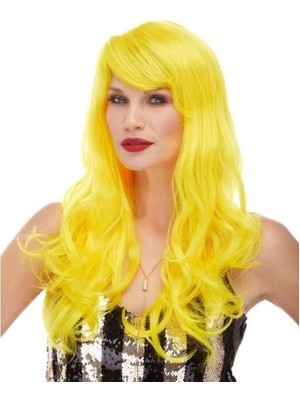 Epilons Sarı Renk Parti Peruğu