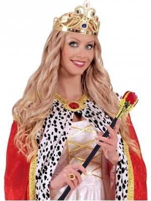 Epilons Altın Prenses Tacı Kırmızı Asası