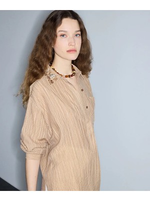 İpekyol Nakışlı ve işlemeli gömlek IS1260025254AD6