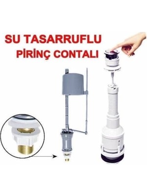 Epilons Klozet Sifon Basmalı Rezervuar Iç Takım Su Tasarruflu