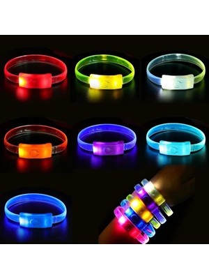 Epilons Festival & Parti LED Bileklik 3 Farklı Mod Işıklı 1 Adet