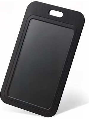 Stormistoretr Premium Siyah Dikey Kartı Kılıfı 1 Adet 7cm x 11.2cm Koruyucu Plastik