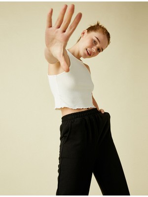 Koton Crop Atlet Halter Yaka Tanktop