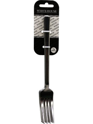 Elizmoda 6 Parça Eko Çubuk Sade Metal Yemek Çatal 2mm (5067)