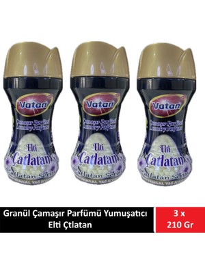 Vatan Granül Çamaşır Parfümü ve Yumuşatıcı Elti Çatlatan 210 gr x 3 Adet