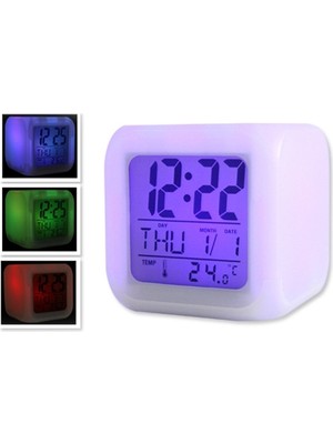 Elizmoda Renk Değiştiren Küp Saat