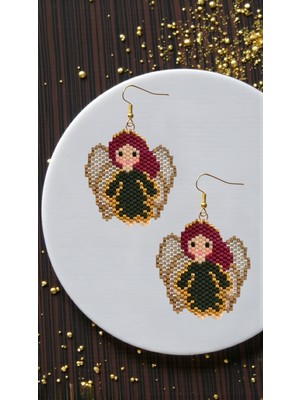 Seard Miyuki Boncuk El Yapımı Melek Küpe 4