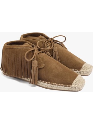 Parfois Kadın Püskül Detaylı Jüt Deri Ayakkabı