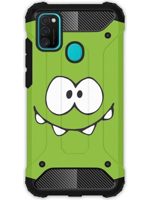 Egstech Samsung Galaxy M21 / M30S Kılıf Army Tank Full Koruma Antishock - Şımarık