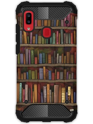Egstech Samsung Galaxy A20 - A30 Kılıf Army Tank Full Koruma Antishock - Kütüphane