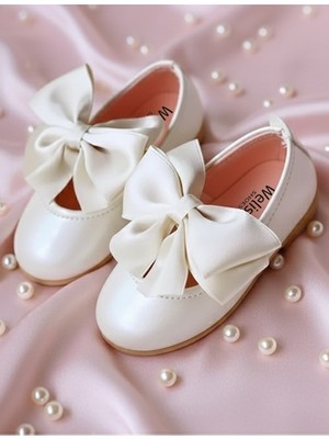 Welissa Saten Fiyonklu Abiye Kız Çocuk Babet, Özel Günlerde