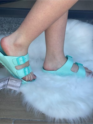 Gönülden Tasarım Havuz Plaj Ortopedik Taban Spor Ayarlanabilir Terlik