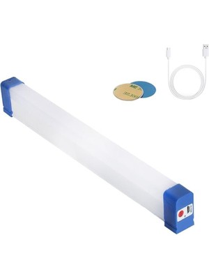 Pazarcan BK-300 Mıknatıslı Şarjlı 3 Modlu Solar Beyaz Lamba 32 cm