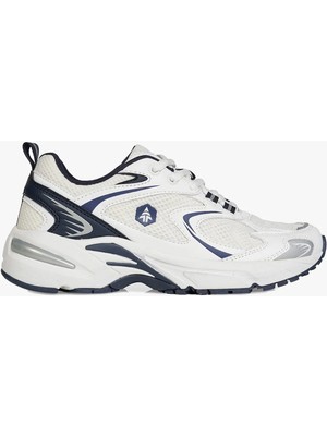 Hammer Jack Hader Beyaz Lacivert Kadın Spor Ayakkabı