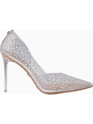 Kurt Geiger Carvela Positano Vinyl Stiletto Kadın Topuklu Ayakkabı