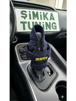 Momo Baskılı Otomobil Vites Poları - Hoodie Vites Topuz Kıyafeti _polar Vites Topuzu Kılıfı