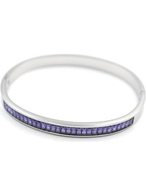 Aydogan's Baget Taşlı Bilezik - Mor