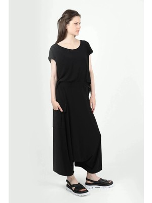 Des Concept Kadın Salaş Kesim Siyah Bluz