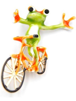 Aydogan's Kurbağa Broş - Yeşil