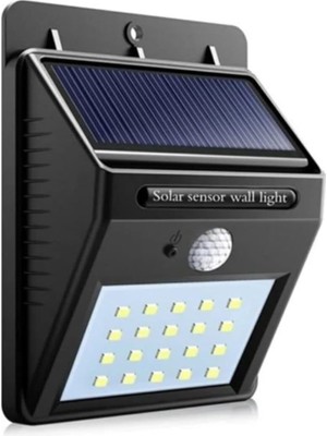 20 Led'li Güneş Enerjili Hareket Sensörlü Bahçe Lambası