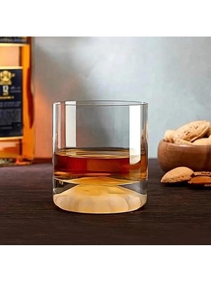 Nude 64039 Clup Ice Kristal Viski Bardağı – 4'lü Set –şık Kesim Cam – Özel Hediye