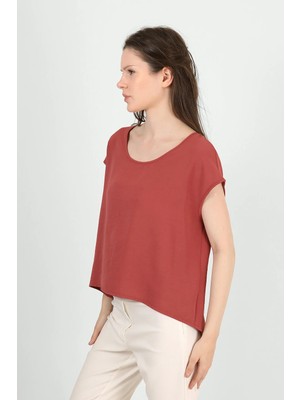 Des Concept Kadın Dökümlü Salaş Bluz