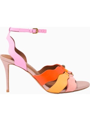 Kurt Geiger Sun Wave %100 Deri Lüks Tasarın Kadın Sandalet