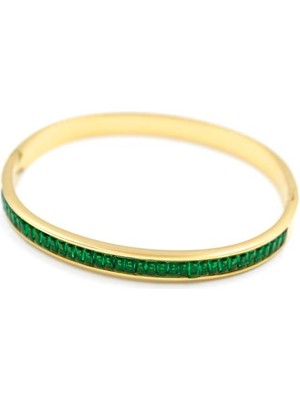 Aydogan's Baget Taşlı Bilezik - Yeşil