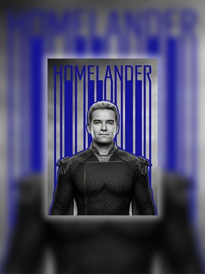 Tugo A4 Boyutunda Metal Homelander Tablosu