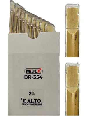 BR-354A Alto Saksafon Kamışı 10'lu Paket (No:2.5)