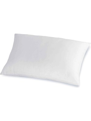 Ikili Standart Düz Dış Kumaş: %100 Pamuk, Iç Dolgu: Silikon Yastık, Beyaz, 2 Adet 50X70 cm