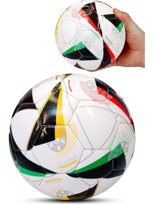 Topu Renkli Euro Parlak Katmanlı Çocuk Mini Futbol Topu No:1 Iç Mekan Minik Top F88