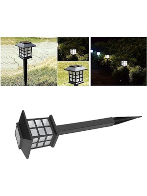 Solar Güneş Enerjili Sokak Lamba Tasarımlı Bahçe Lambası Aydınlatma