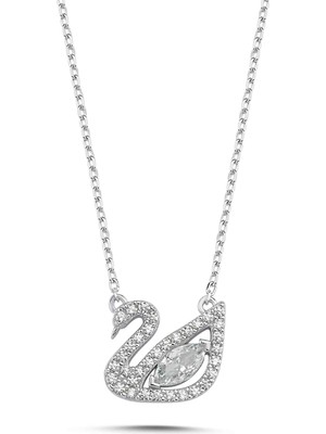 La Mia Felicita 925 Ayar Gümüş Kuğu Kolye