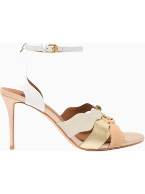 Kurt Geiger Sun Wave %100 Deri Lüks Tasarın Kadın Sandalet