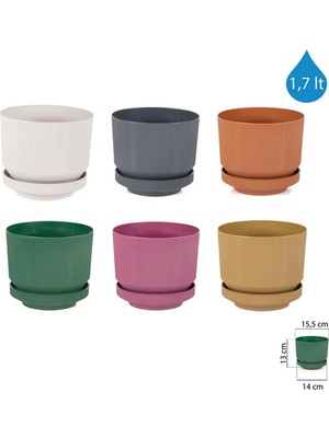 Aydogan's 1no Saksı 1.7lt 1 Adet ROYALEKS-S281