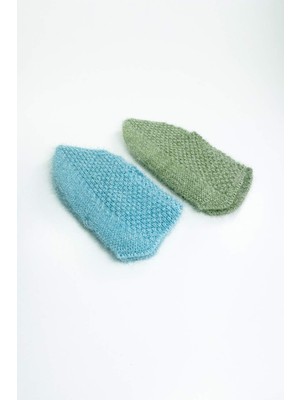 Aydogan's 2 Çift El Örgüsü Kışlık Şık Kadın Yün Patik Set 5